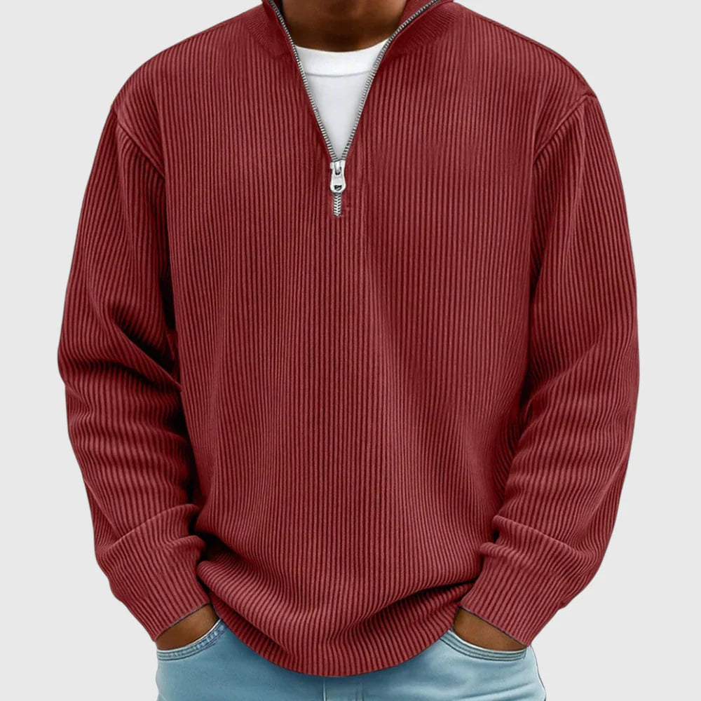 Axel | Modern halvzip-tröja
