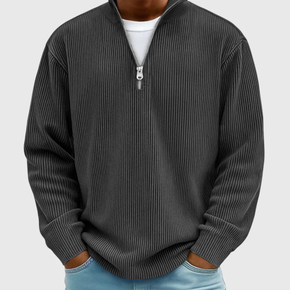 Axel | Modern halvzip-tröja