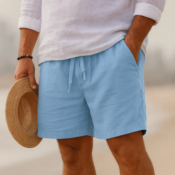 Arvid | Linneblandade shorts