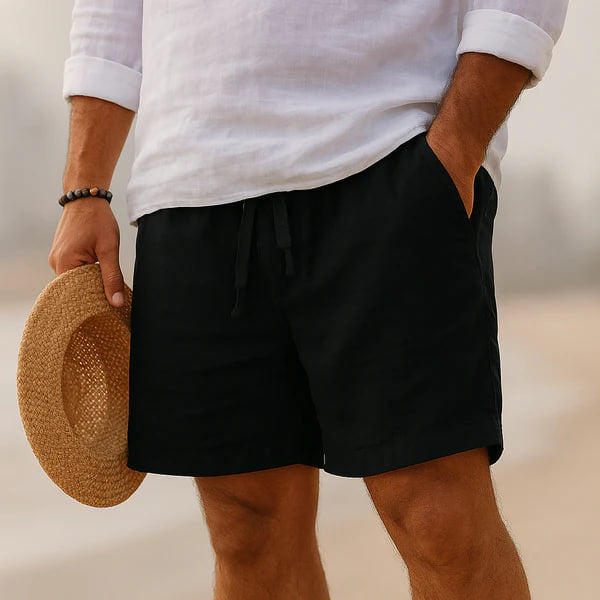 Arvid | Linneblandade shorts